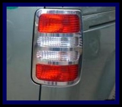 Накладки на задние фонари (нерж.) 2 шт   VW CADDY 01.2004 >
